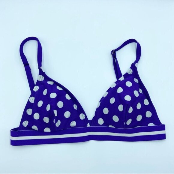 Kate Spade  Triangle Polka Dot Bikini Top - Picture 3 of 15
